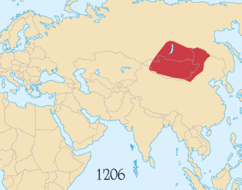 Location of امبراطورية المنغول الامبراطورية المنغولية