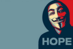 Guy Fawkes - red-white-blue Hope