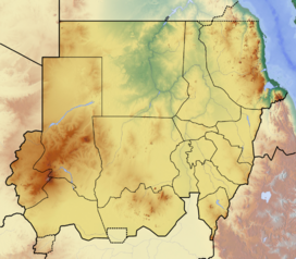 جبل العوينات Mt Uwaynat is located in السودان