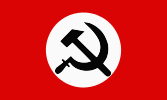 Flag of the National Bolshevik Party, a symbol of National Bolshevism
