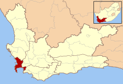 Location in the Western Cape