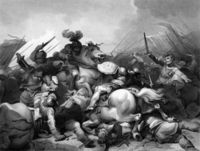 ボズワースの戦い。19世紀の絵