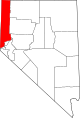 State map highlighting Washoe County