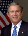 الرئيس الثالث والأربعون للولايات المتحدة جورج دبليو بوش (MBA, 1975)[122]