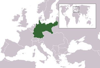Territory of the German Empire in 1914, prior to الحرب العالمية الأولى