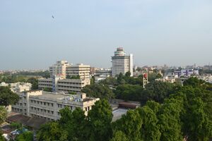 View of Patna city from the top of Golghar.jpg