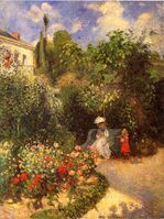 The garden of Pontoise, 1875