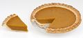 Pumpkin pie is commonly served on and around Thanksgiving in North America