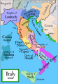 خريطة ايطاليا عام 1000