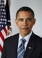الرئيس الرابع والأربعون للولايات المتحدة والحائز على جائزة نوبل للسلام باراك أوباما (JD, 1991)[124][125]