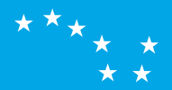A modern version of the Starry Plough flag, associated with Irish socialist and nationalist movements