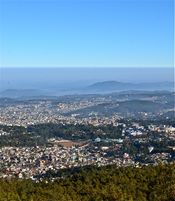 Aerial view of Shillong