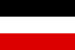 Flag of the German Empire. Today used by German monarchists