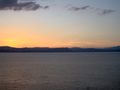 Sunset in the Sea of Galilee