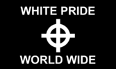 "White pride" flag, used by white supremacist organizations in North America