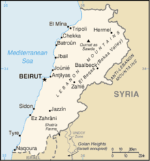 جغرافيا لبنان المعرفة
