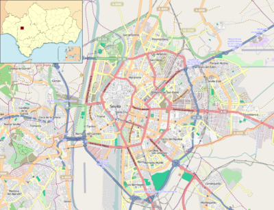 ÙØ­Ø¯Ø© Location Map Data Spain Seville Ø§ÙÙØ¹Ø±ÙØ©