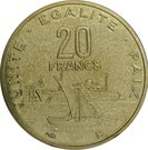 20 Djiboutian Francs in 1997 Reverse.jpg