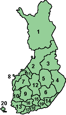 مناطق فنلندا