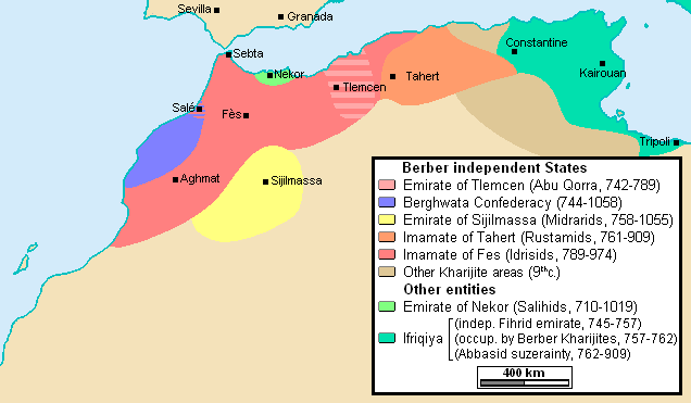 ملف:Morocco and the Maghreb after the Berber Revolt.PNG