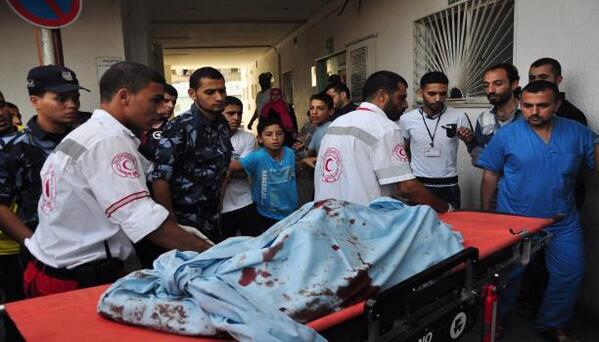 ملف:ضحايا القصف الإسرائيلي على غزة، يوليو 2014.jpg
