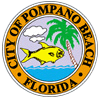 الختم الرسمي لـ Pompano Beach, Florida