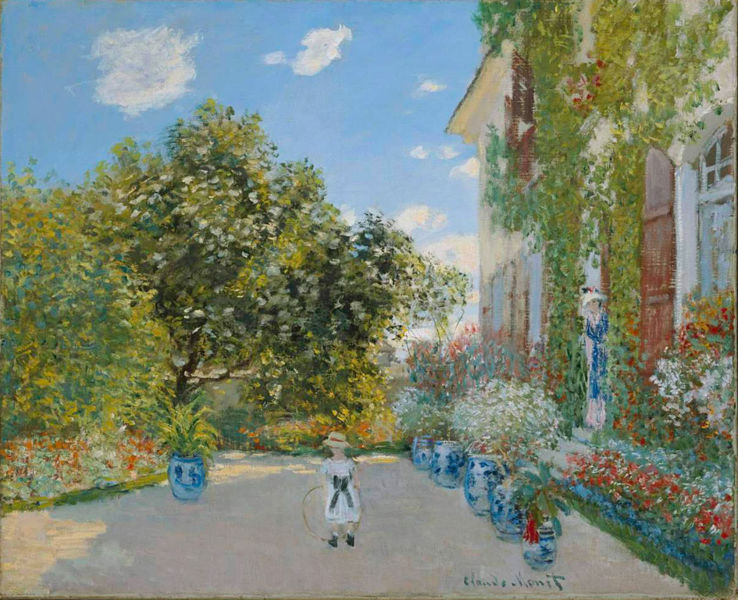 ملف:Claude Monet - The Artist's House at Argenteuil.jpg