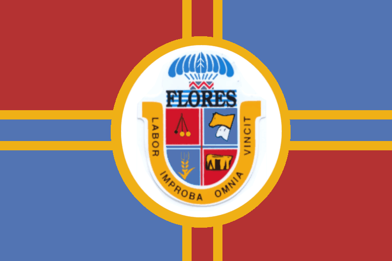 ملف:Flag of Flores Department.png
