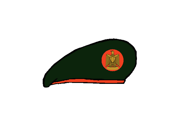 ملف:Reconnaissance brigadier Beret - Egyptian Army.png