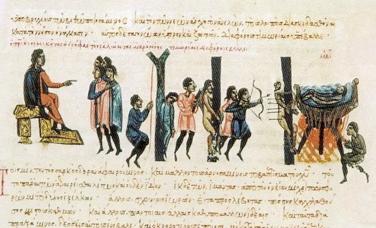ملف:Romans (Niketas Oryphas) punish Cretan Saracens.jpg