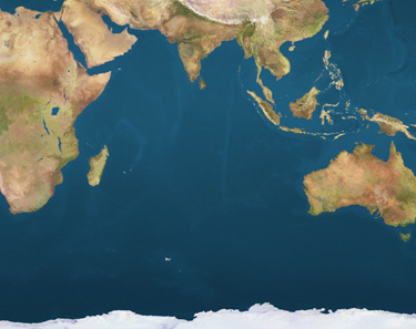 Location map Indian Ocean