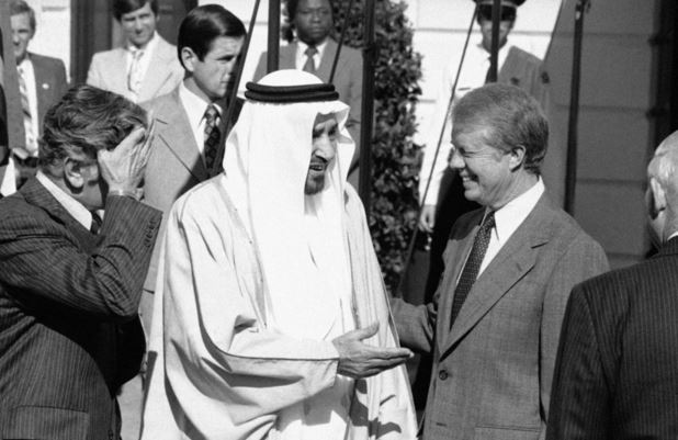 ملف:King Khalid visits President Carter 1978.jpg