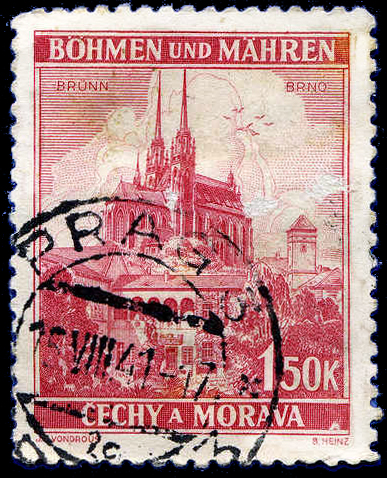 ملف:Stamp of Bohemia and Moravia 1939.jpg