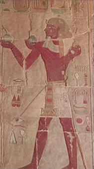 Painted relief of Thutmose I