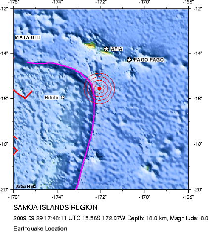 ملف:2009-09-29 Samoa Island Region earthquake location .jpg