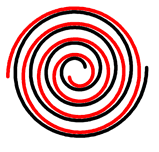 ملف:Two moving spirals scroll pump.gif