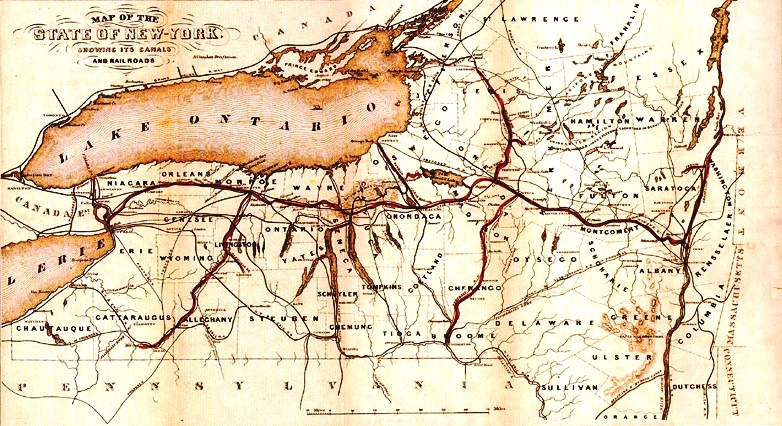 ملف:Erie Canal Map 1853.jpg