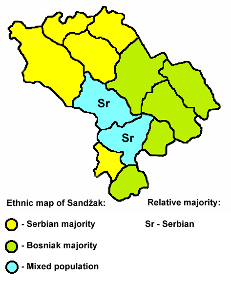 ملف:Sandzak ethnic map.png