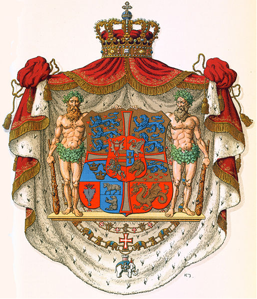 ملف:Danmarks rigsvåben 1819-1903.png