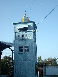 ملف:Karakol-Dungan-Mosque-Minaret-3.jpg