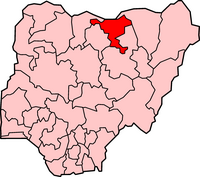 موقع ولاية جيگاوة في نيجيريا