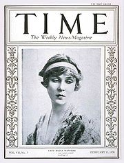 ملف:Lady Diana Cooper on TIME Magazine, February 15, 1926.jpg