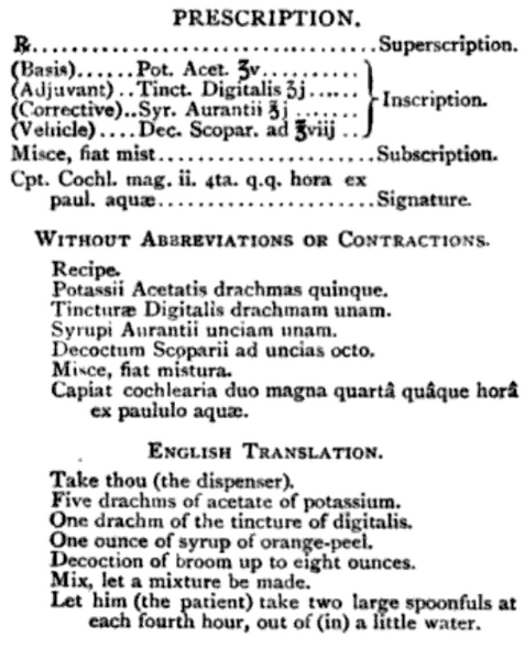 ملف:Chambers 1907 p 1172 prescription example.png