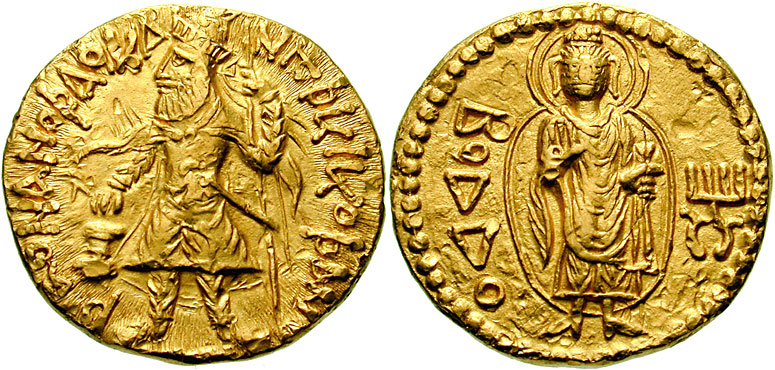 ملف:Coin of Kanishka I.jpg