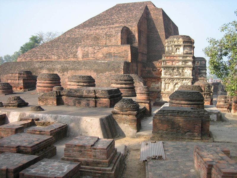 ملف:Nalanda University India ruins.jpg
