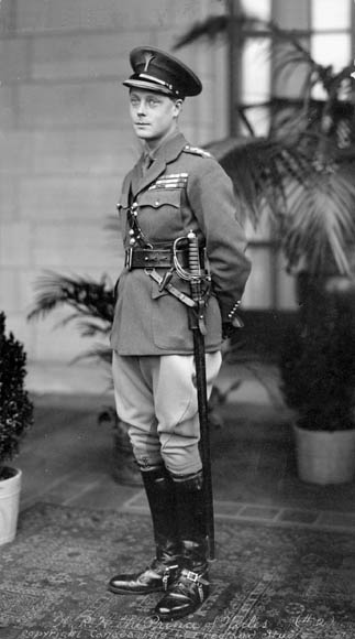 ملف:Edward Prince of Wales during his visit to Canada in 1919.jpg