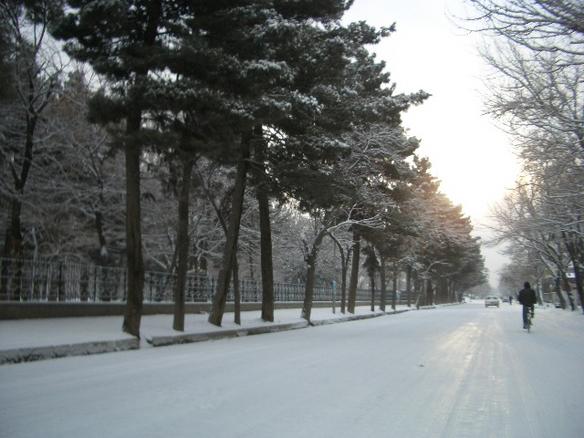 ملف:Street in Kabul during winter.jpg