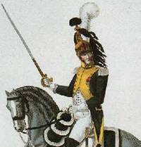 A dragoon officer of the 21ème Régiment de Dragons