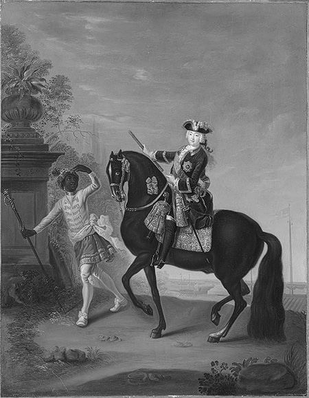 ملف:The Empress Elizabeth of Russia (1709–1762) on Horseback, Attended by a Page.jpg