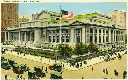 ملف:NYC Public Library postcard 1920.jpg